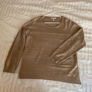 Calvin Klein light sweater size large
